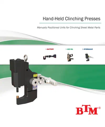 Hand-Held Clinching Units