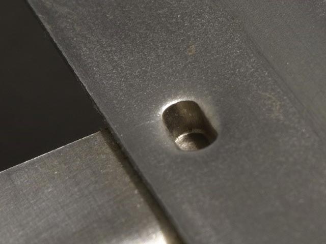 Punch Side of Clinch Joint